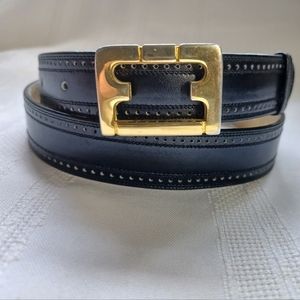 Ferragamo Belt 28 29 30 31 leather Handmade rare buckle Excellent cond Salvatore
